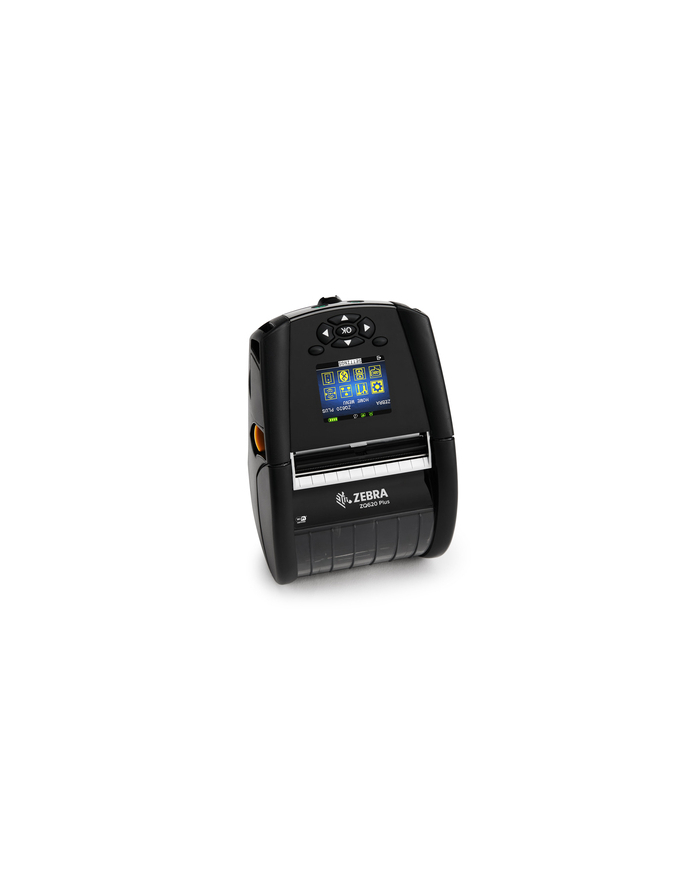Zebra Dt Printer Zq620 Plus 3-72Mm English Fonts Dual 802.11Ac - Bt4.X Linered Platen 0.75 Core, Group E Shoulder Strap Belt Clip (ZQ62AUWAE1400) główny
