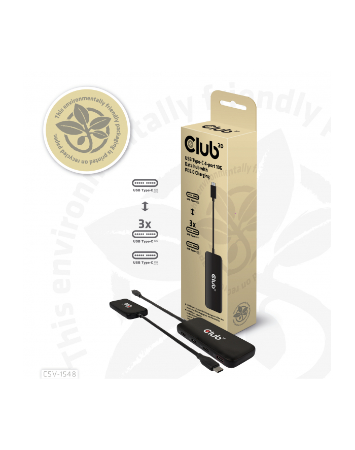 Club3D USB-Hub Typ C (CSV1548) główny