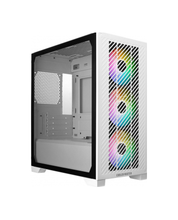 Cooler Master Obudowa Elite 301 ARGB z oknem Biała (KOCLMOD00000138)