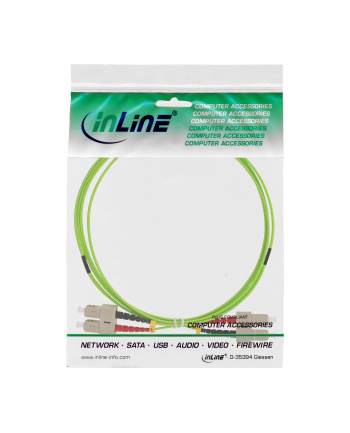 InLine Patchcord światłowodowy Duplex SC/SC, 50/125µm, OM5, 25m (83525Q)