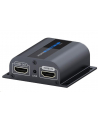 PREMIUMCORD  PRZEDŁUŻACZ HDMI DO 60 M PRZEZ KABEL KROSOWY CAT6 / CAT6A / CAT7 + LOKALNY PORT HDMI, KABEL LAN, OBUDOWA METALOWA, KOMPATYBILNY Z FULL HD - nr 1