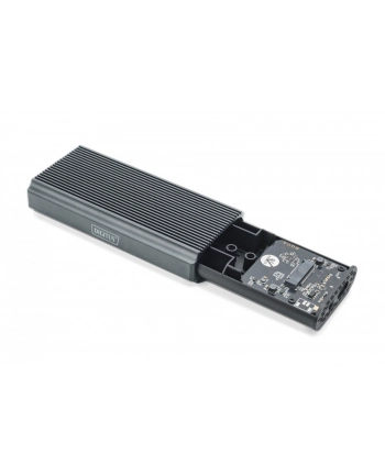 digitus Obudowa USB 4.0 Typ C na dysk SSD M.2 NVMe 40 Gbps aluminiowa, beznarzędziowa