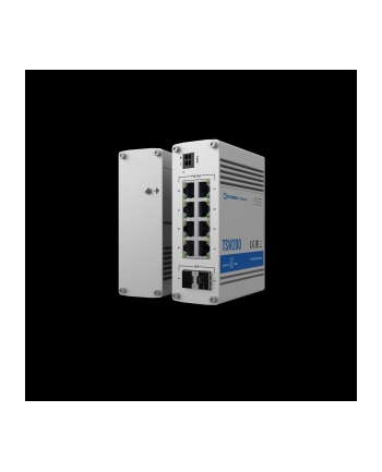 teltonika Przełącznik przemysłowy TSW200 2xSFP 8xPoE+ 8xGbE