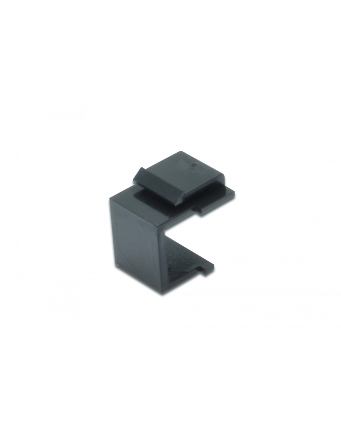Digitus Dnblind Locking Cap For Blank Patch Panels Or Sockets, Black, Keystone Module - Blind Cap, Universal główny