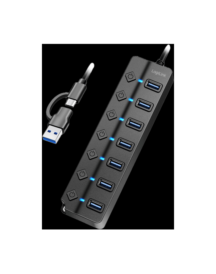 Logilink USB 3.2 Gen1 Hub 7 Port Ein (UA0420) główny