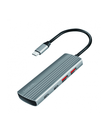 Logilink USB 3.2 Gen2 Hub 4+1-Port aluminium (UA0413)