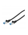 Patchcord Patchkabel CAT6a RJ45 S/FTP 0,25m czarny (75711025S) - nr 1