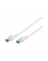 Patchkabel CAT6a RJ45 S/FTP 0,25m biały - nr 1