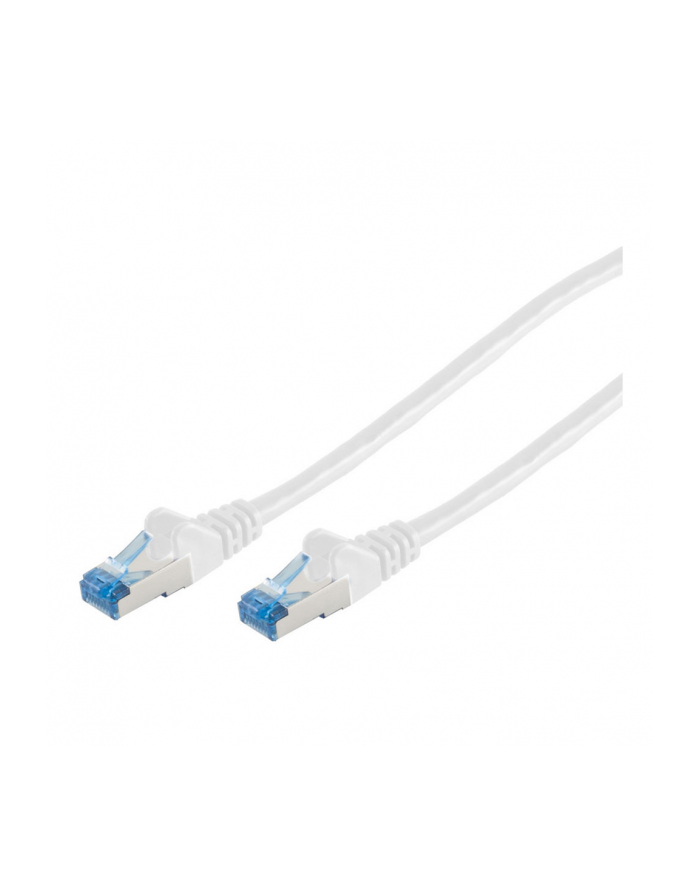 Patchkabel CAT6a RJ45 S/FTP 0,25m biały główny