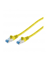 Patchkabel CAT6a RJ45 S/FTP 0,25m żółty - nr 1