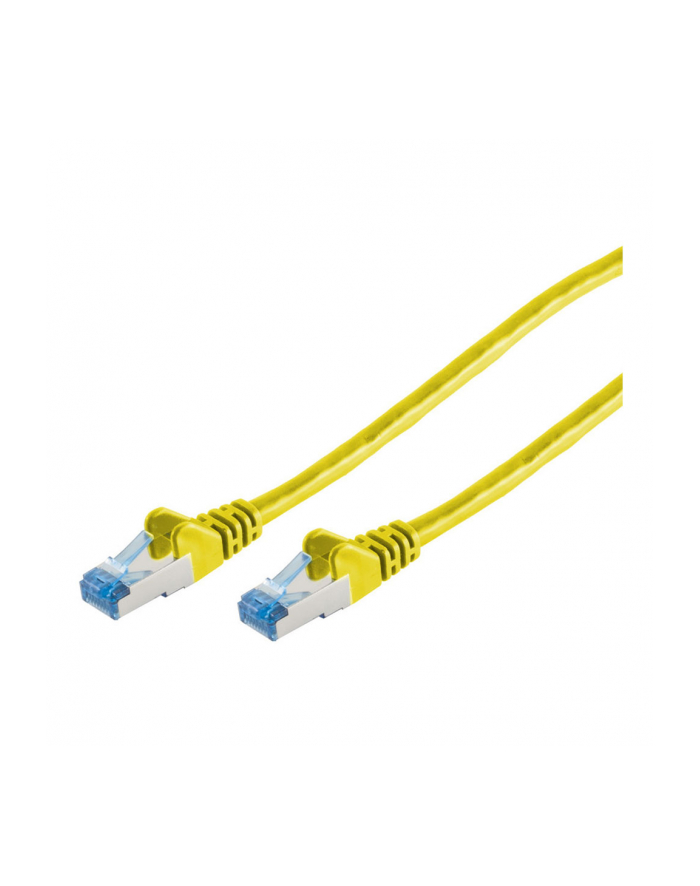 Patchkabel CAT6a RJ45 S/FTP 0,25m żółty główny