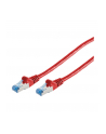 S-Conn Cat6a, 0.5m kabel sieciowy Czerwony 0,5 m S/FTP (S-STP) (7571105R) - nr 1