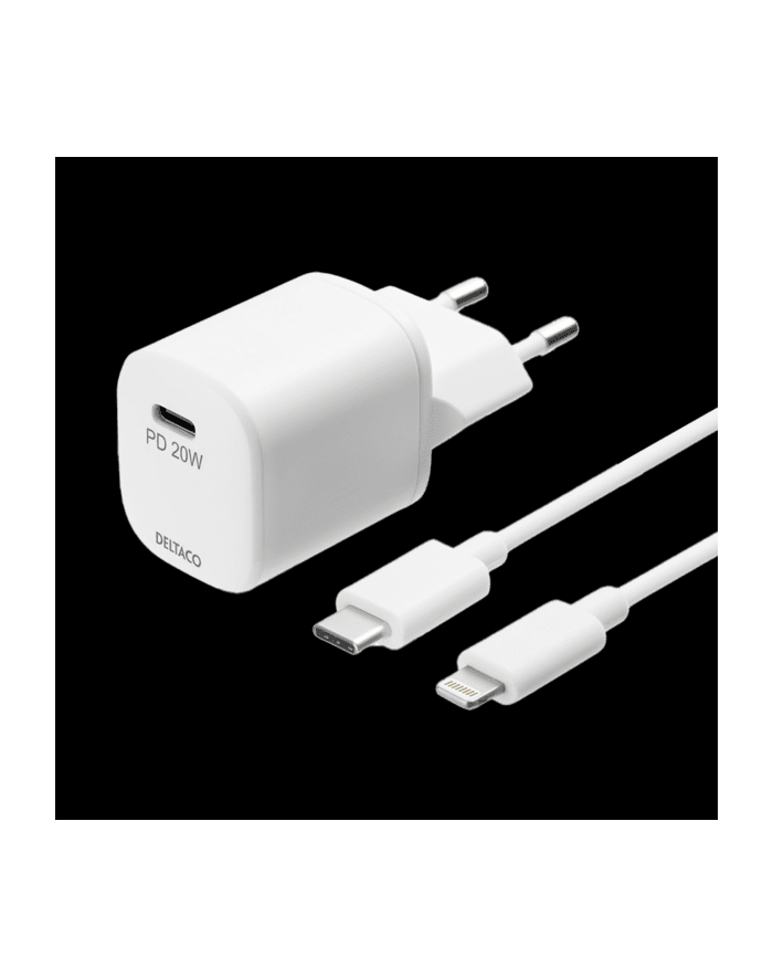 Deltaco Usb Wall Charger Usb C Pd 20 W Includin główny