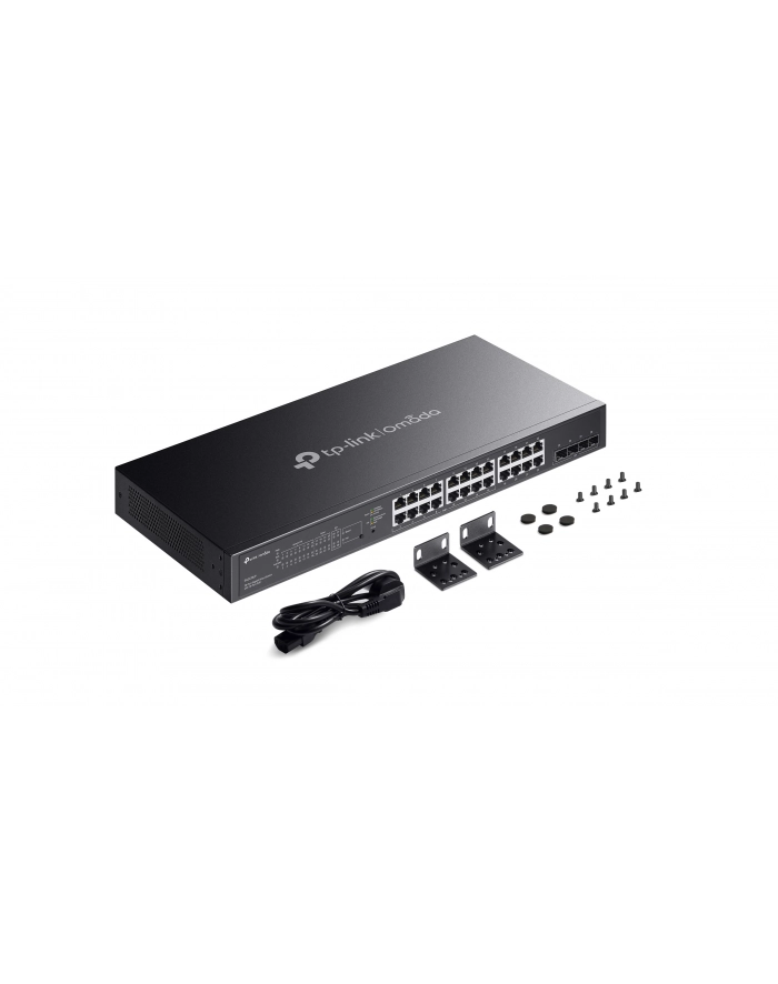 TP-Link Omada SG2428LP łącza sieciowe Zarządzany L2/L2+ Gigabit Ethernet (10/100/1000) Obsługa PoE Szary główny