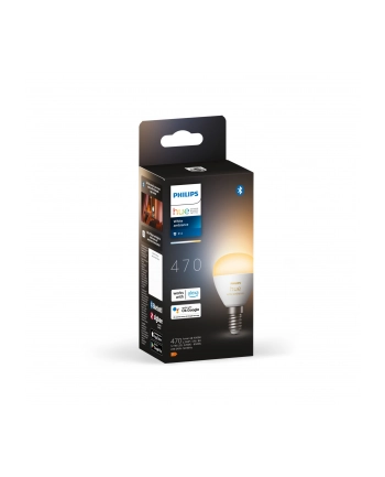PHILIPS HUE White ambiance Inteligentna żarówka E14 kulka (929003573701) nr 1