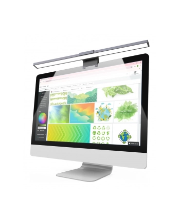TECHLY Dotykowa Lampka LED 5W na Monitor Komputer USB Regulowana Ściemniana nr 1