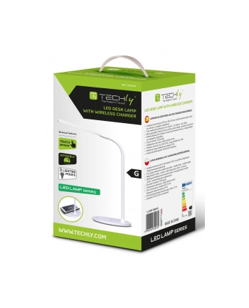 TECHLY Lampka LED Biurkowa Dotykowa Ściemniana z Ładowarką Indukcyjną 15W nr 2