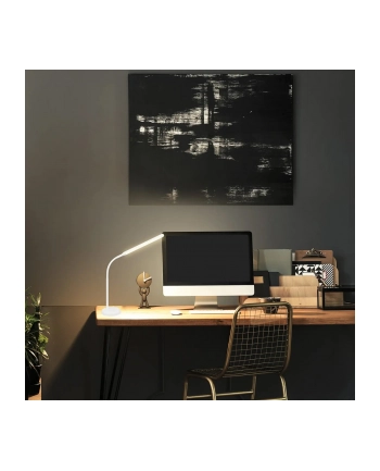 TECHLY Lampka LED Biurkowa Dotykowa Ściemniana z Ładowarką Indukcyjną 15W nr 1