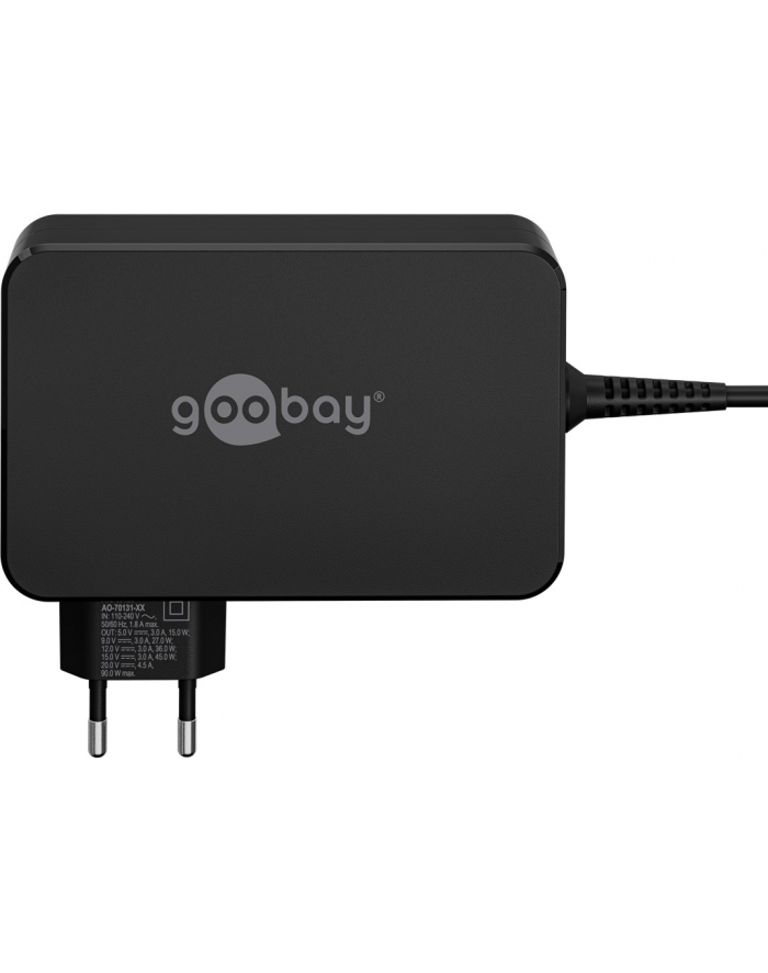 ŁADOWARKA USB-C™ DO LAPTOPÓW (90 W) CZARNA 65420 GOOBAY główny