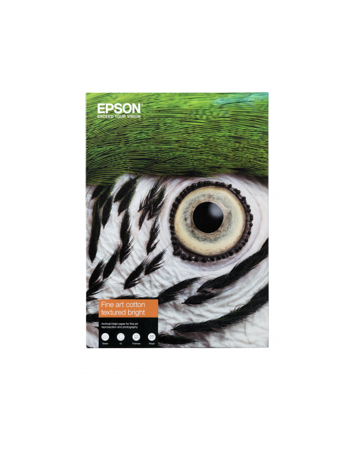 Epson Fine Art Cotton Textured Bright A4 25 Sheets C13S450288 główny