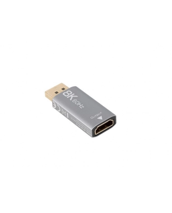 lanberg Adapter Displayport(M)- HDMI(F)8K srebrny nr 2