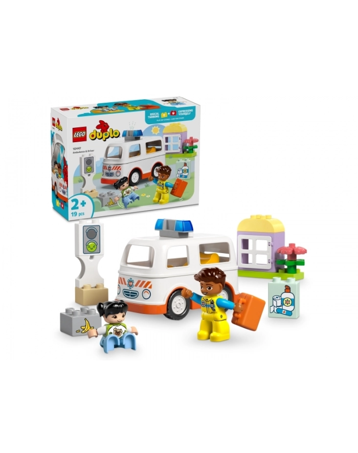 LEGO 10447 DUPLO TOWN Karetka z kierowcą główny