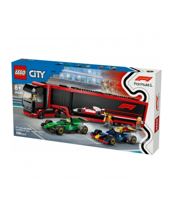 LEGO 60445 CITY F1 Ciężarówka z bolidami RB20 i AMR24 F1 nr 2