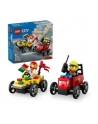 LEGO 60458 CITY Zestaw wyścigówek: pizza kontra wóz strażacki - nr 1