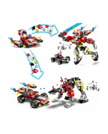 LEGO 71497 DREAMZZZ Tygrysi mech Coopera i hot rod Zero nr 2