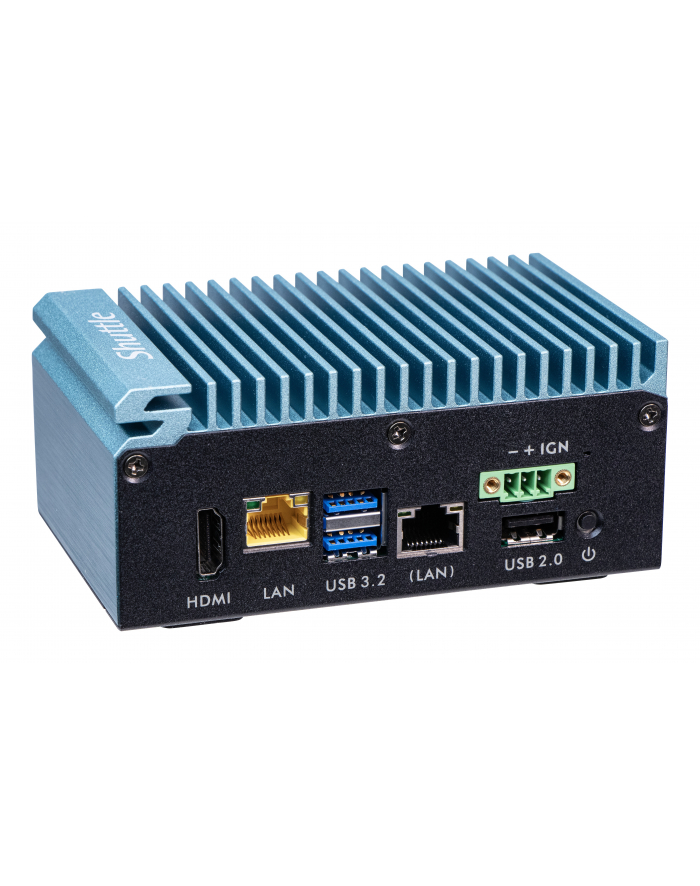 Shuttle SPCEL02 Edge Mini PC Barebone, 0.46L, Intel Celeron J6412 Soc, BGA 1493, 2x 2.5G LAN główny