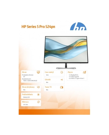 hp inc. Monitor S5 Pro 524pn WUXGA         9D9A7AA#ABB