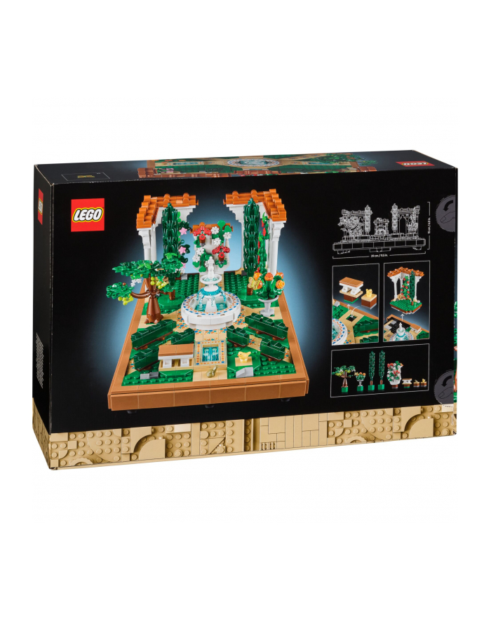 LEGO 10359 ICONS Fontanna w ogrodzie główny