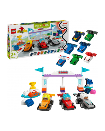 LEGO 10445 DUPLO TOWN Bolidy i kierowcy F1 nr 1