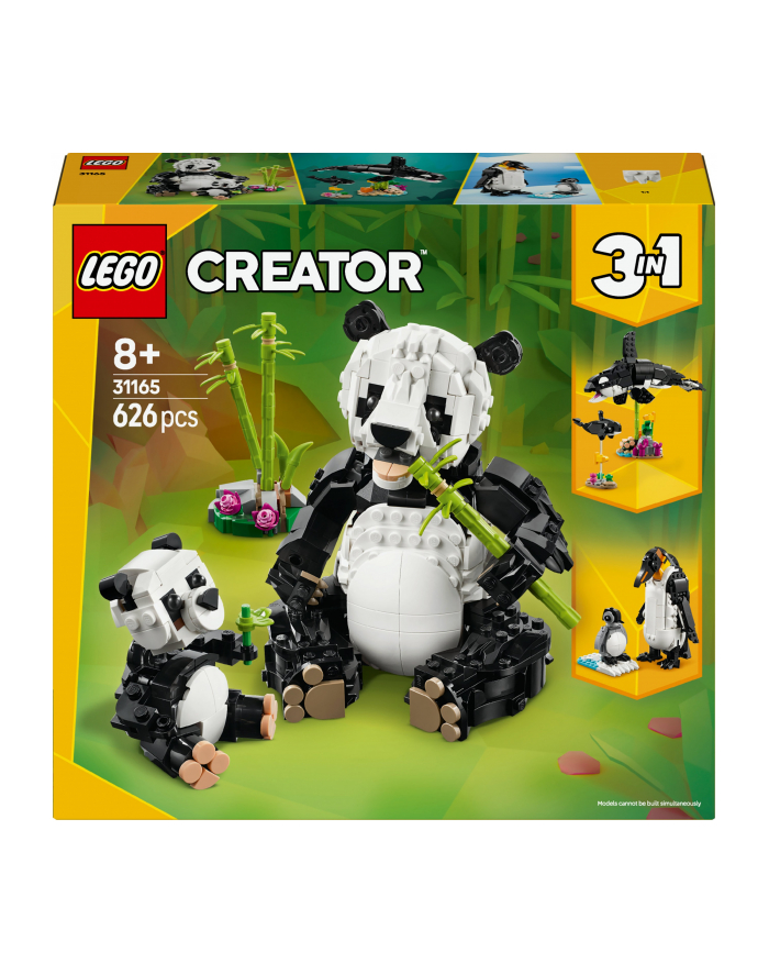 LEGO 31165 CREATOR Dzikie zwierzęta: rodzina pand główny