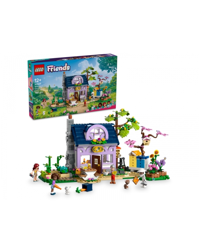 LEGO 42669 FRIENDS Dom pszczelarzy i kwiatowy ogród główny