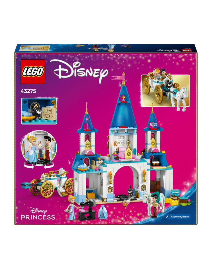 LEGO 43275 DISNEY PRINCESS Zamek Kopciuszka i kareta główny