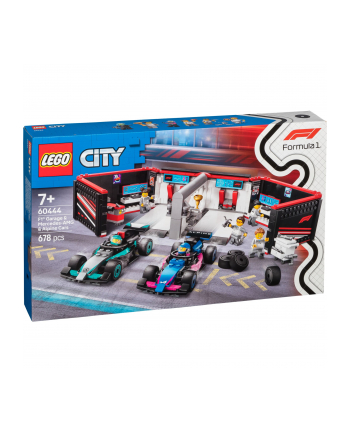 LEGO 60444 CITY F1 Garaż i bolidy Mercedes-AMG i Alpine nr 2