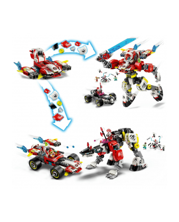 LEGO 71497 DREAMZZZ Tygrysi mech Coopera i hot rod Zero