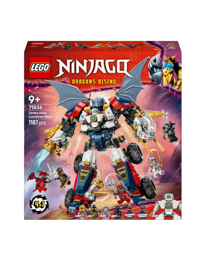 LEGO 71834 NINJAGO Wielofunkcyjny ultramech Zane’a główny