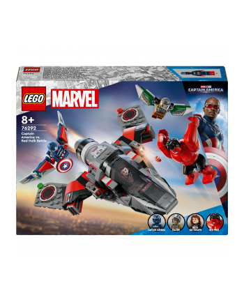 LEGO 76292 SUPER HEROES Kapitan Ameryka kontra Czerwony Hulk - bitwa nr 1