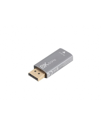 lanberg Adapter Displayport(M)- HDMI(F)8K srebrny