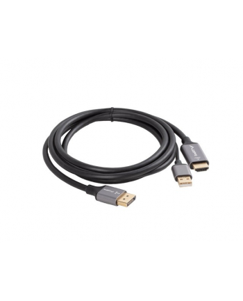 lanberg Kabel HDMI(M)-Displaypor(M) 1.8M 4K czarny