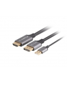 lanberg Kabel HDMI(M)-Displaypor(M) 1.8M 4K czarny - nr 2