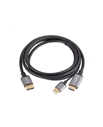 lanberg Kabel HDMI(M)-Displaypor(M) 1.8M 4K czarny