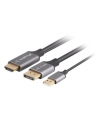 lanberg Kabel HDMI(M)-Displaypor(M) 1.8M 4K czarny - nr 4