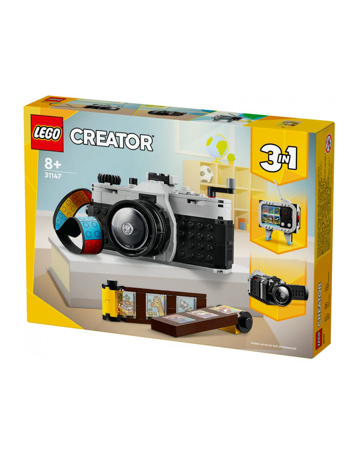 LEGO CREATOR 3 W 1 31147 APARAT W STYLU RETRO główny