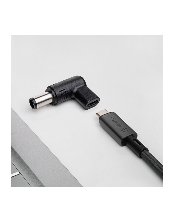 akyga Adapter AK-ND-C08 D-ELL PIN Wtyczka do zasilacza uniwersalnego USB-C / 7.4 X 5.0 MM + pin D-ELL główny