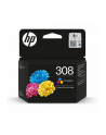 hp inc. Tusz 308 Trójkolorowy 7FP20UE - nr 1