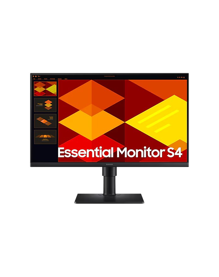 samsung Monitor 24 cale S40GD IPS 1920x1080 FHD 16:9 2xHDMI 1xDP 2xUSB-A 2.0 1xUSB-B 5ms 100Hz HAS+PIV płaski 3YOn-Site (LS24D400GAUXEN) główny