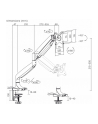 art Uchwyt biurkowy gazowy do 1 monitora LED/LCD 17-45 cali L-35HD 1-15KG 1xUSB-A 1xUSB-C 3.0 HEAVY DUTY - nr 9